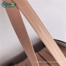 Customizable Width elastic Polyester non-slip Silicone tape for underwear bra strap